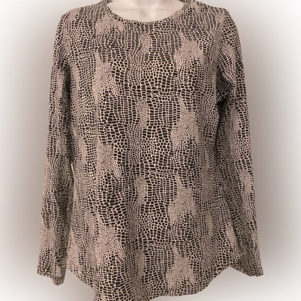 Ibkul UPF 50 Top - M black white.  Nylon spandex